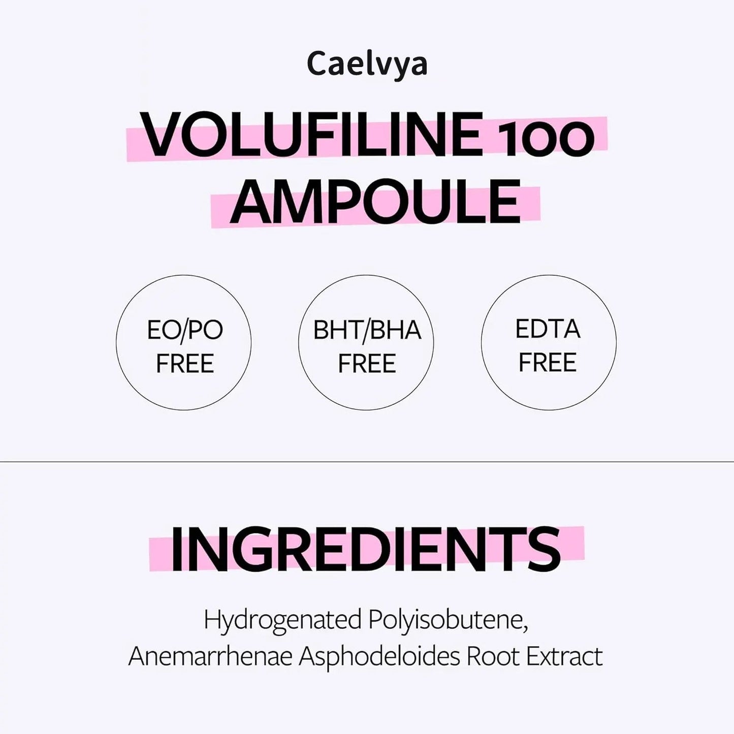 Volufiline 100% Ampoule - Official Product From France, Sederma - Pure Volufiline Serum