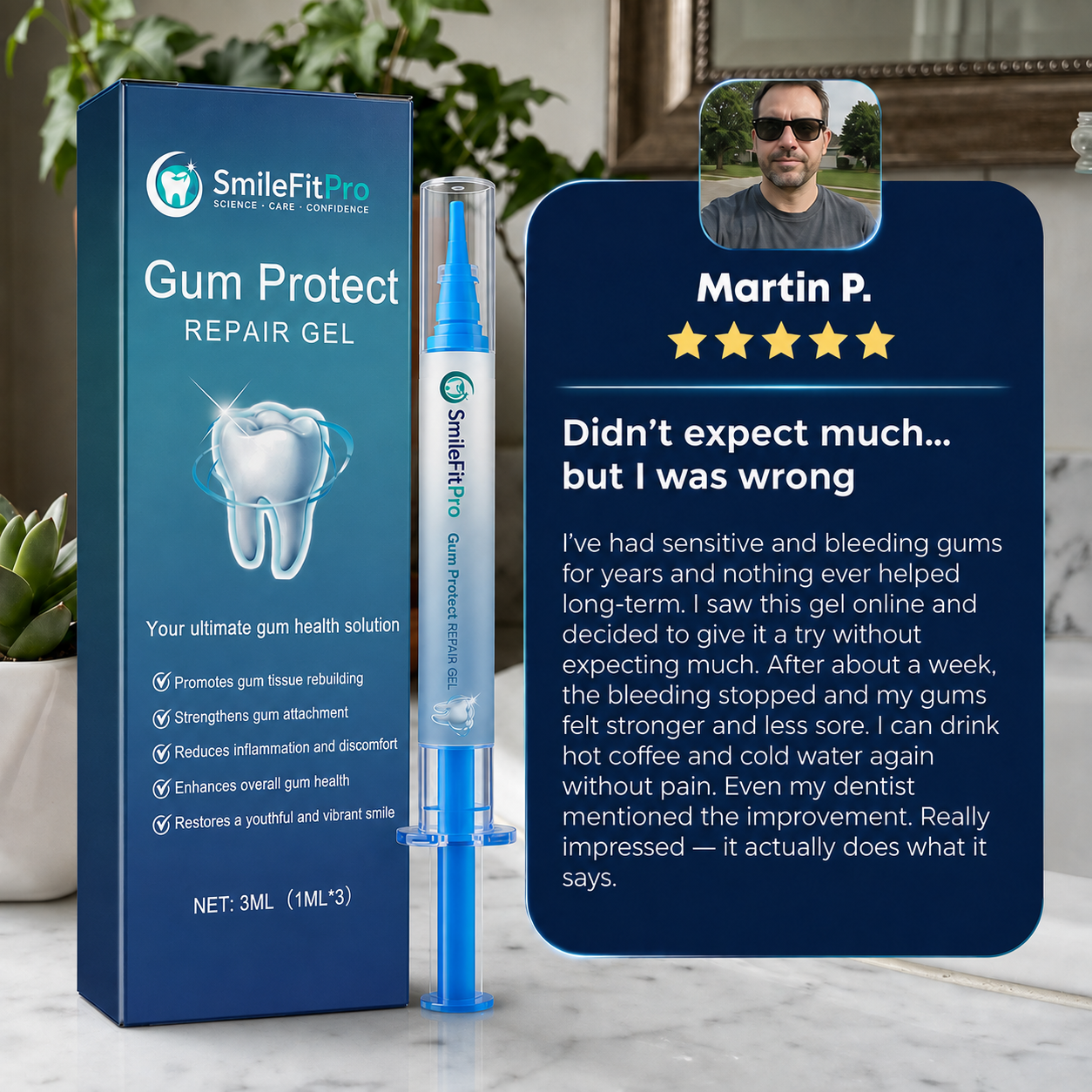 SmileFitPro™ Precision Gum Care Gel – Daily Support for Sensitive, Tender & Bleeding Gums