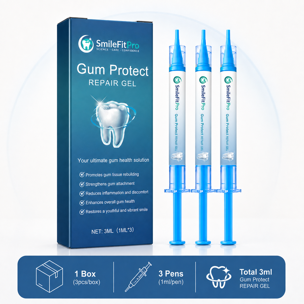 SmileFitPro™ Precision Gum Care Gel – Daily Support for Sensitive, Tender & Bleeding Gums